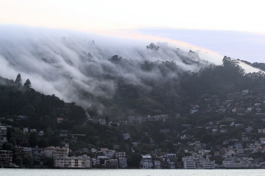 THE FOG OVER SAUSALITO